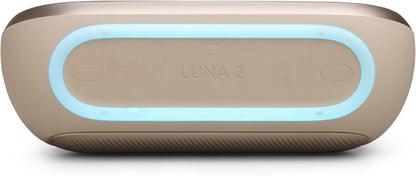 Harman Kardon Luna 2 - Altavoz Inalámbrico Portátil, Bluetooth, Iluminación Ambiental, Dorado