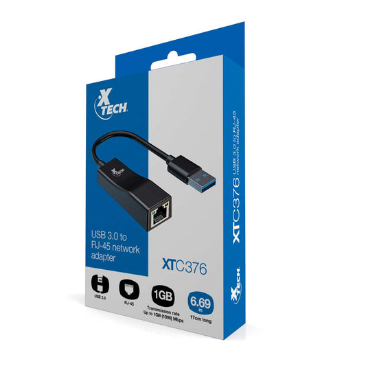 Adaptador USB a Ethernet Xtech XTC-376