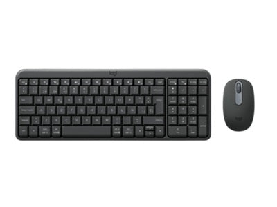 Logitech - Combo inalámbrico compacto Bluetooth MK250 - Español - Grafito