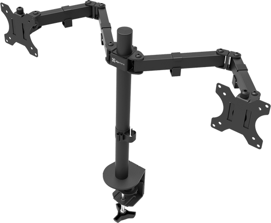 Soporte Doble para Monitor Klip Xtreme 13"-32" – Brazo Articulado Panamá