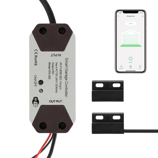 Controlador WiFi para Puerta de Garaje – 12V/24V – Alexa y Google Panamá