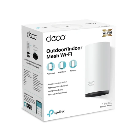 TP-Link Deco X50-Outdoor WiFi 6 Mesh Exterior AX3000 – Red Smart Aire Libre Panamá