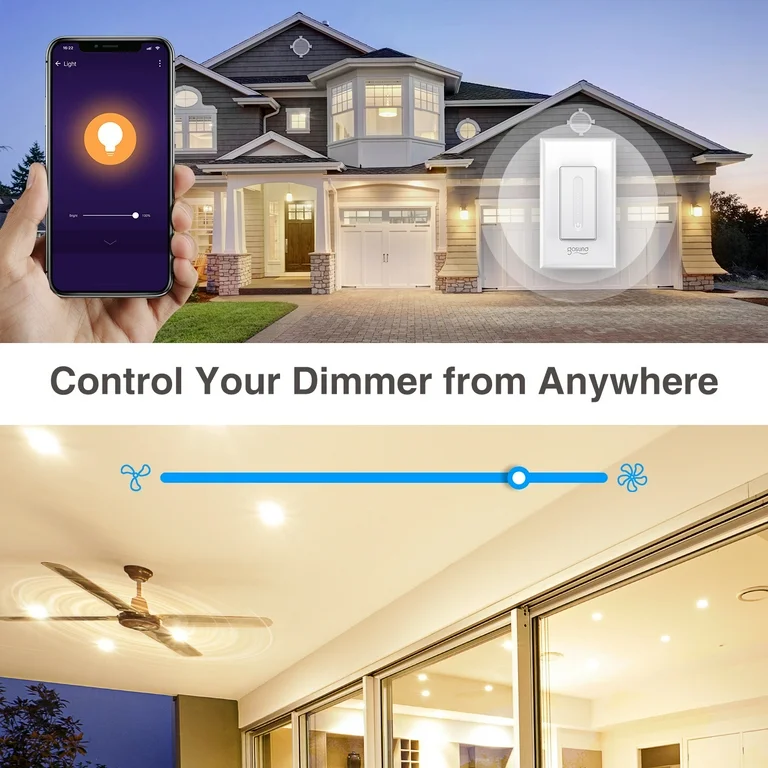 Interruptores Dimmer SW2 WiFi – Paquete 4 Unidades