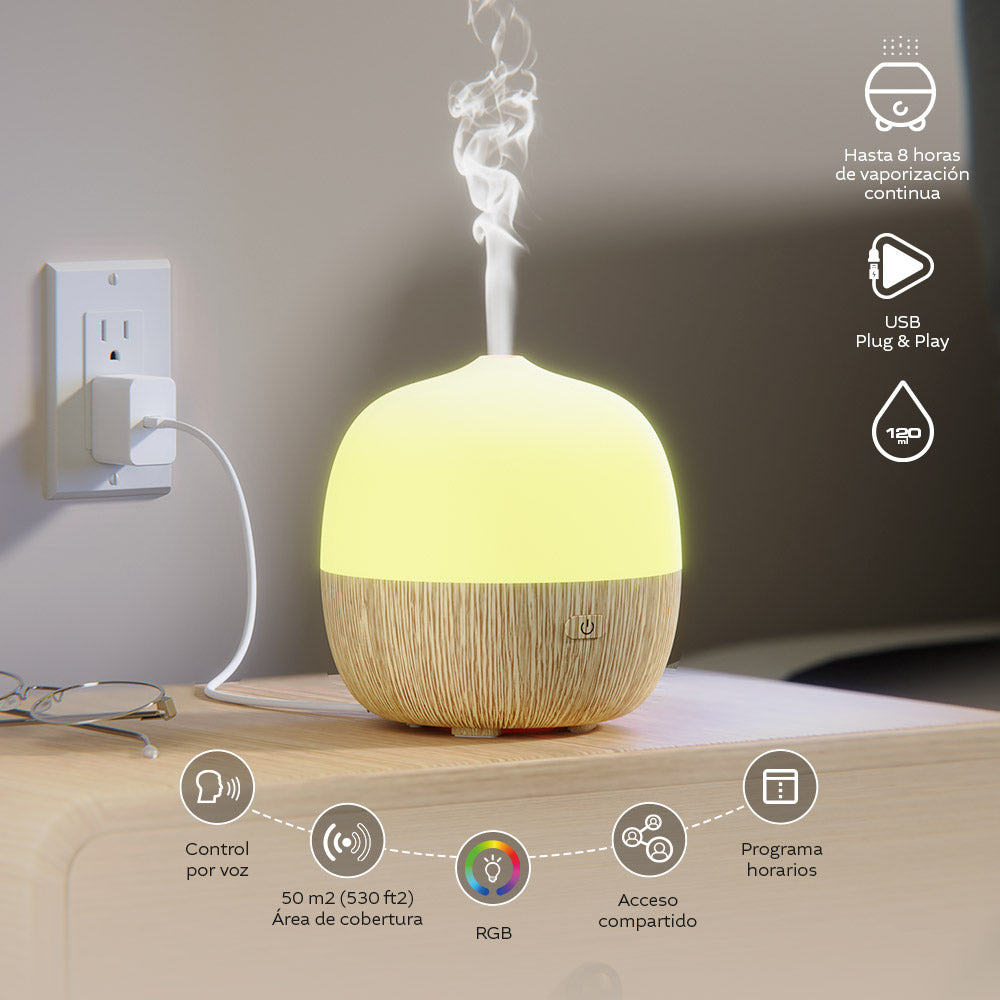 Difusor de Aromas Inteligente WiFi – Aromaterapia Smart Home Panamá