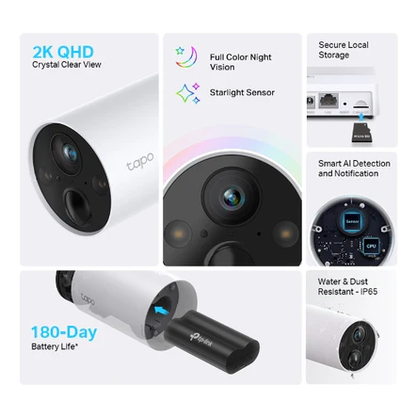 Cámara de Seguridad TP-Link Tapo C420 Inalámbrica con Batería – Exterior Panamá