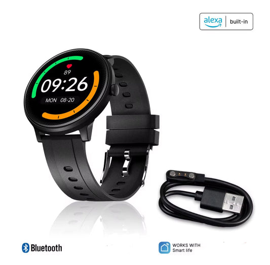 Smartwatch V15S Redondo con Alexa Integrada