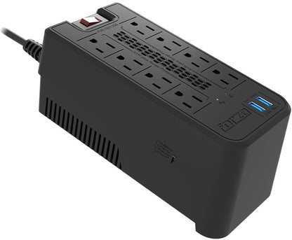 Protector de Voltaje FORZA 8 Salidas 110V 1200VA – Regleta con Protección Panamá