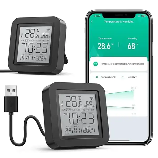 Control IR WiFi GHome – Sensor Temperatura y Humedad – Pack 2 Unidades Panamá