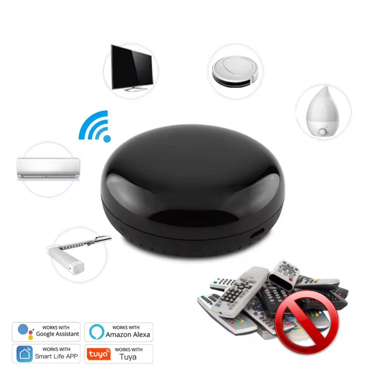 Control Remoto IR WiFi MOES – Alexa y Google Home Panamá
