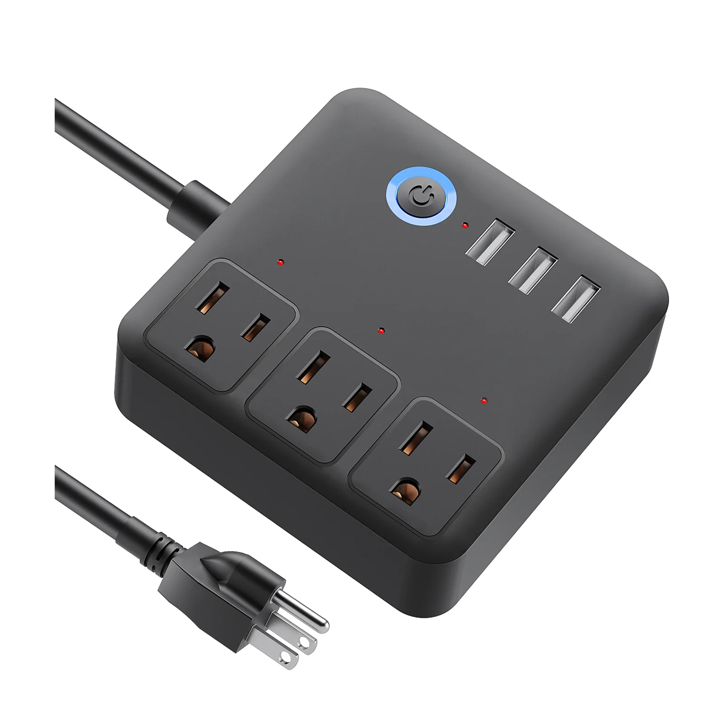 Regleta Inteligente WiFi Gosund WP9 Negro – 3 Tomas y 3 USB Panamá