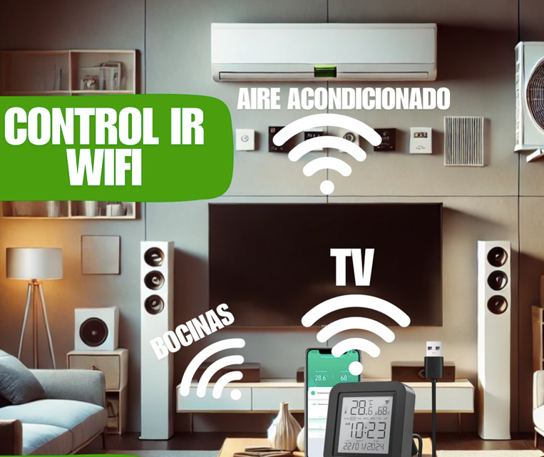 Control IR Inteligente WiFi GHome – Sensor Temperatura – Alexa Panamá
