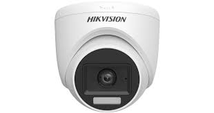 Cámara Hikvision DS-2CE70KF0T-LMFS 5MP con Luz Blanca – CCTV 5MP Color Panamá