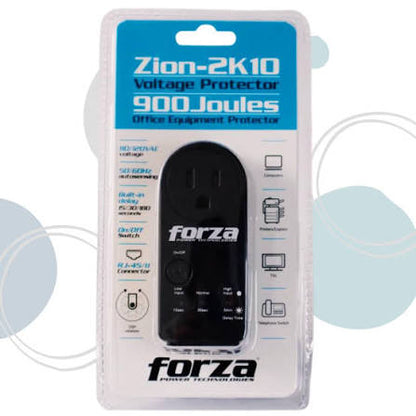 Regulador De Voltaje FORZA, 110V/50Hz Y Red RJ45