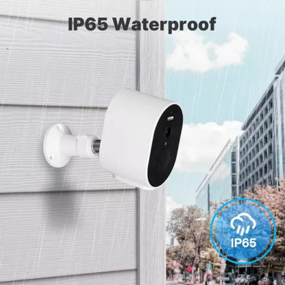 Cámara de exteriores Moes 4MP WiFi panel Solar WCM-S24-S