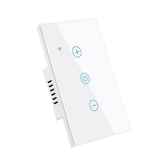 Interruptor Inteligente Táctil Dimmer Blanco – Regulador de Luz WiFi Panamá