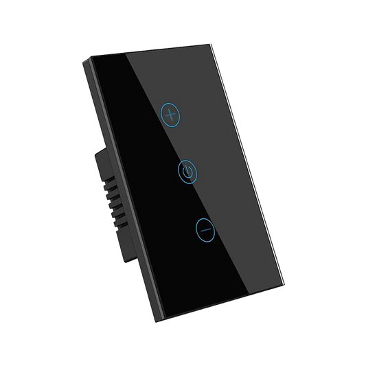 Interruptor Inteligente Táctil Dimmer Negro – Regulador de Luz WiFi Panamá