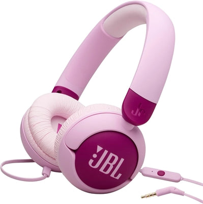 Audifonos JBL JR320 Con Cable, 3.5mm, 20 Hz - 20 kHz, Rosado