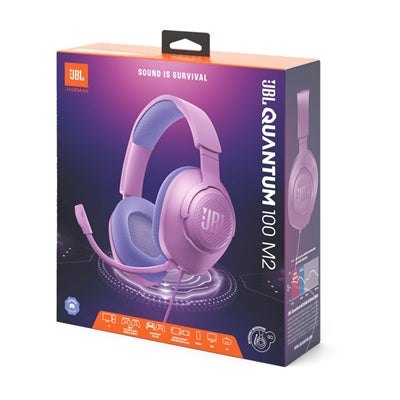 JBL Quantum 100M2  Con Cable 3.5MM - Morado