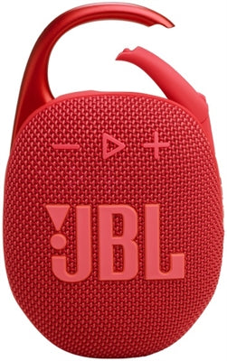 Bocina JBL Clip 5 - Parlante Inalámbrico Portátil, Bluetooth, Rojo