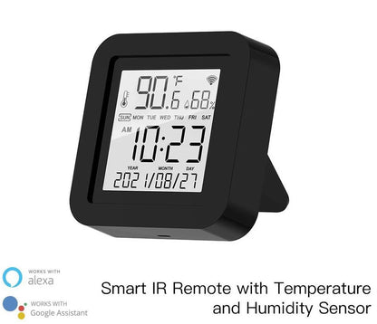 Control Remoto IR MOES con Sensor de Temperatura y Humedad – Smart Home Panamá