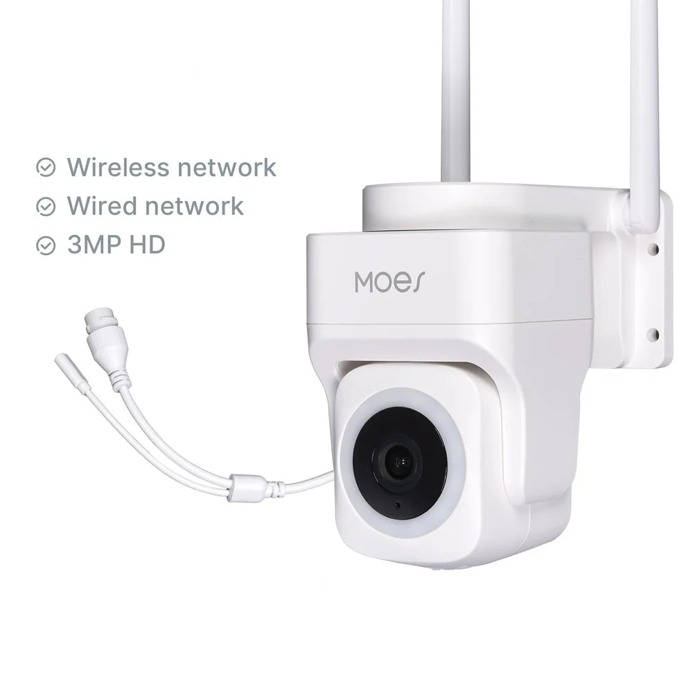 Camara de Seguridad Inteligente para exteriores WiFi - MOES B66
