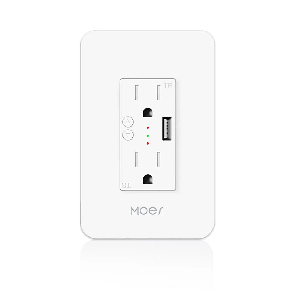 Enchufe Inteligente de Pared WiFi con USB – Compatible con Alexa y Google Panamá