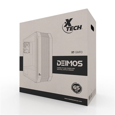 Gabinete PC Mid-Tower Xtech XT-GMR3 ATX/Micro-ATX Negro – Case Gaming Panamá