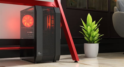 Gabinete PC Mid-Tower Xtech XT-GMR3 ATX/Micro-ATX Negro – Case Gaming Panamá