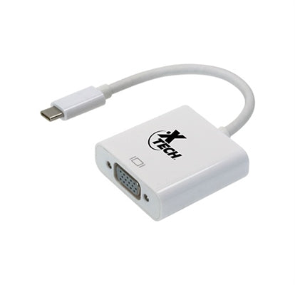 Adaptador USB-C a VGA Xtech XTC-551 1080p